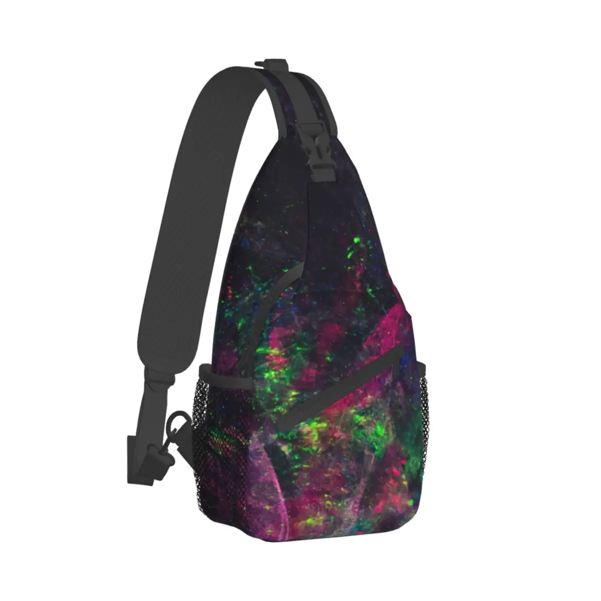 

Неоновые цвета на черной ткани, дневной неоновый рисунок, карманы, дорожная сумка, мессенджер, спортивная сумка через плечо для подростков, унисекс