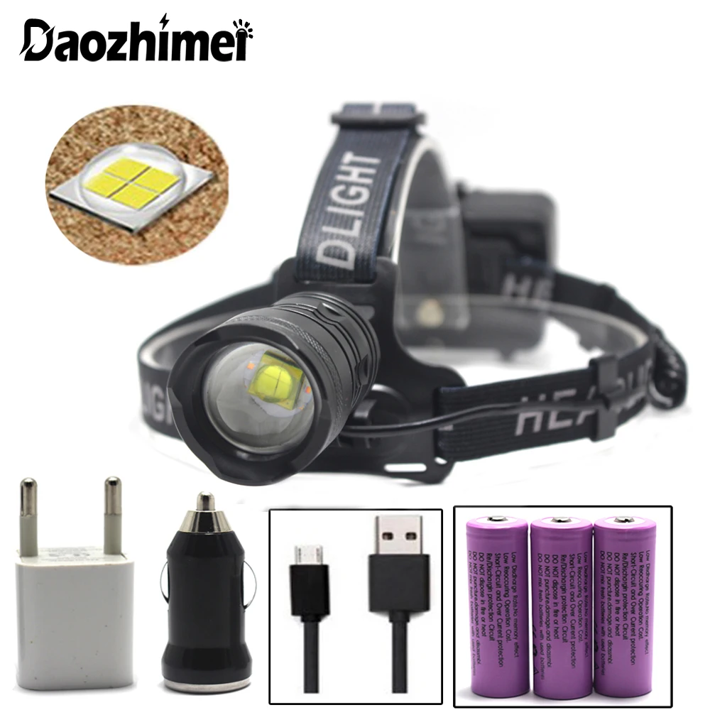 High power XHP70 LED Headlight 3 Modes USB Rechargeable Zoom Head Lamp Outdoor Torch flash lamp zoom Head light lantern
High power XHP70 LED Headlight 3 Modes USB Rechargeable Zoom Head Lamp Outdoor Torch flash lamp zoom Head light lantern