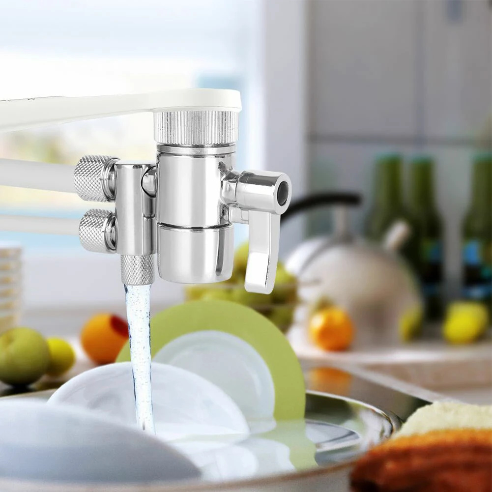 1pcs Brass Diverter Valve Two Way Valve For Most Counter Top Water Filters With Hose Adaptors Home Improvement Accessories
1pcs Brass Diverter Valve Two Way Valve For Most Counter Top Water Filters With Hose Adaptors Home Improvement Accessories