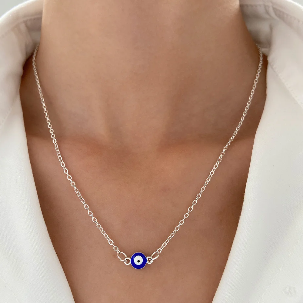 Lucky Turkey Evil Eyes Necklace for Women Punk Blue Eyes Charm Choker Necklace DIY Jewelry Accessories Gifts 2023 Wholesale
Lucky Turkey Evil Eyes Necklace for Women Punk Blue Eyes Charm Choker Necklace DIY Jewelry Accessories Gifts 2023 Wholesale