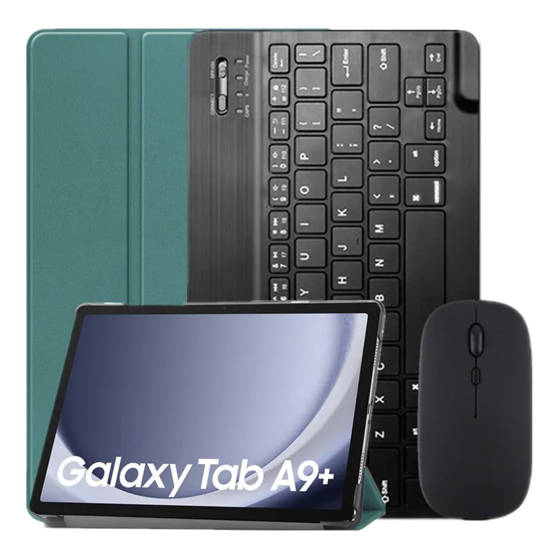 

Cover for Samsung Galaxy Tab A9 Plus 11'' Keyboard Case Portuguese Russian Spanish Keyboard for Galaxy A9+ SM-X210 2023 Cover