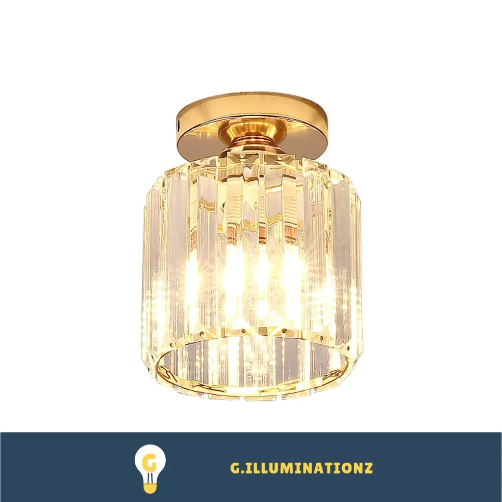 Modern Gold Crystal Glass Corridor Light / Entrance Lamp Surface Mount Ceiling Light
Modern Gold Crystal Glass Corridor Light / Entrance Lamp Surface Mount Ceiling Light