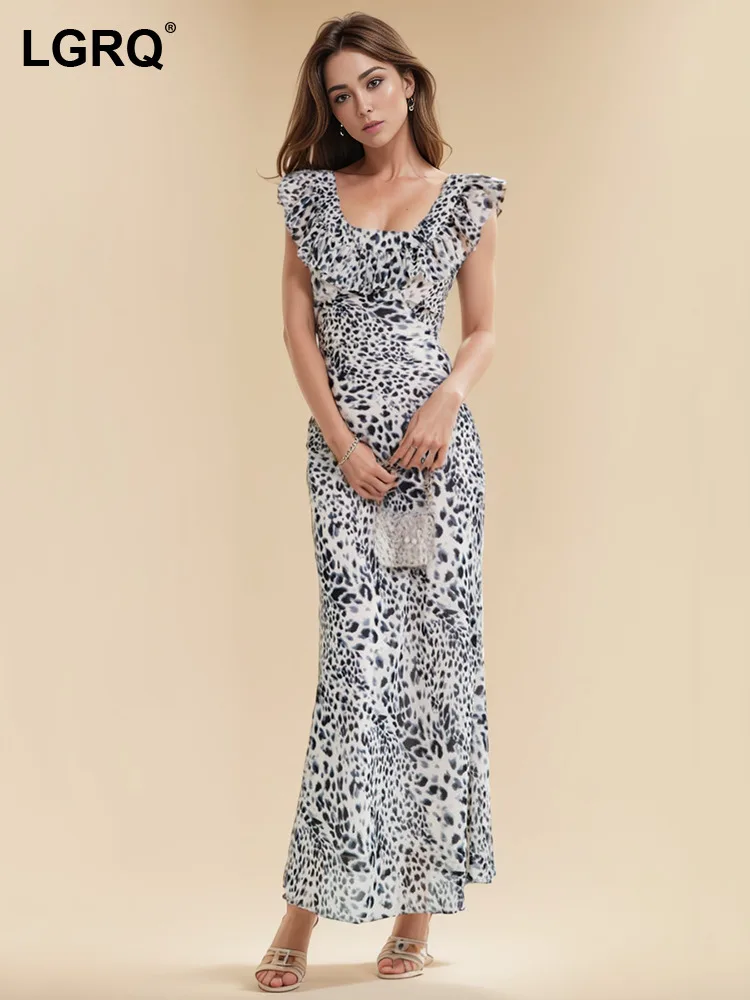 LGRQ Women's Print Contrast Color Dress Fashion Sleeveless Square Collar Lower Waist Elegant Dresses 2024 Summer New Clothes
LGRQ Women's Print Contrast Color Dress Fashion Sleeveless Square Collar Lower Waist Elegant Dresses 2024 Summer New Clothes