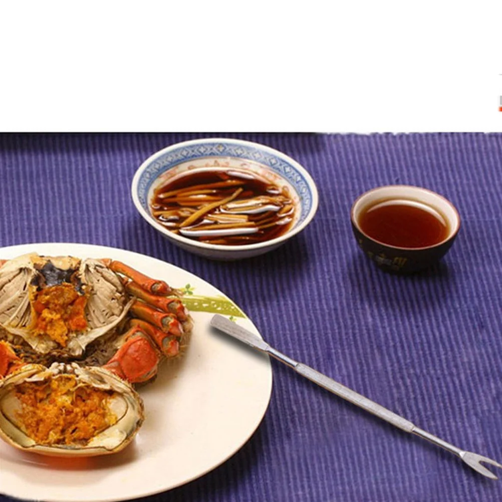 BESTONZON Seafood Forks Practical Crab Fork Nut Pick Lobster Fork Shellfish Pick For Kitchen Restaurant Home Picnic
BESTONZON Seafood Forks Practical Crab Fork Nut Pick Lobster Fork Shellfish Pick For Kitchen Restaurant Home Picnic
