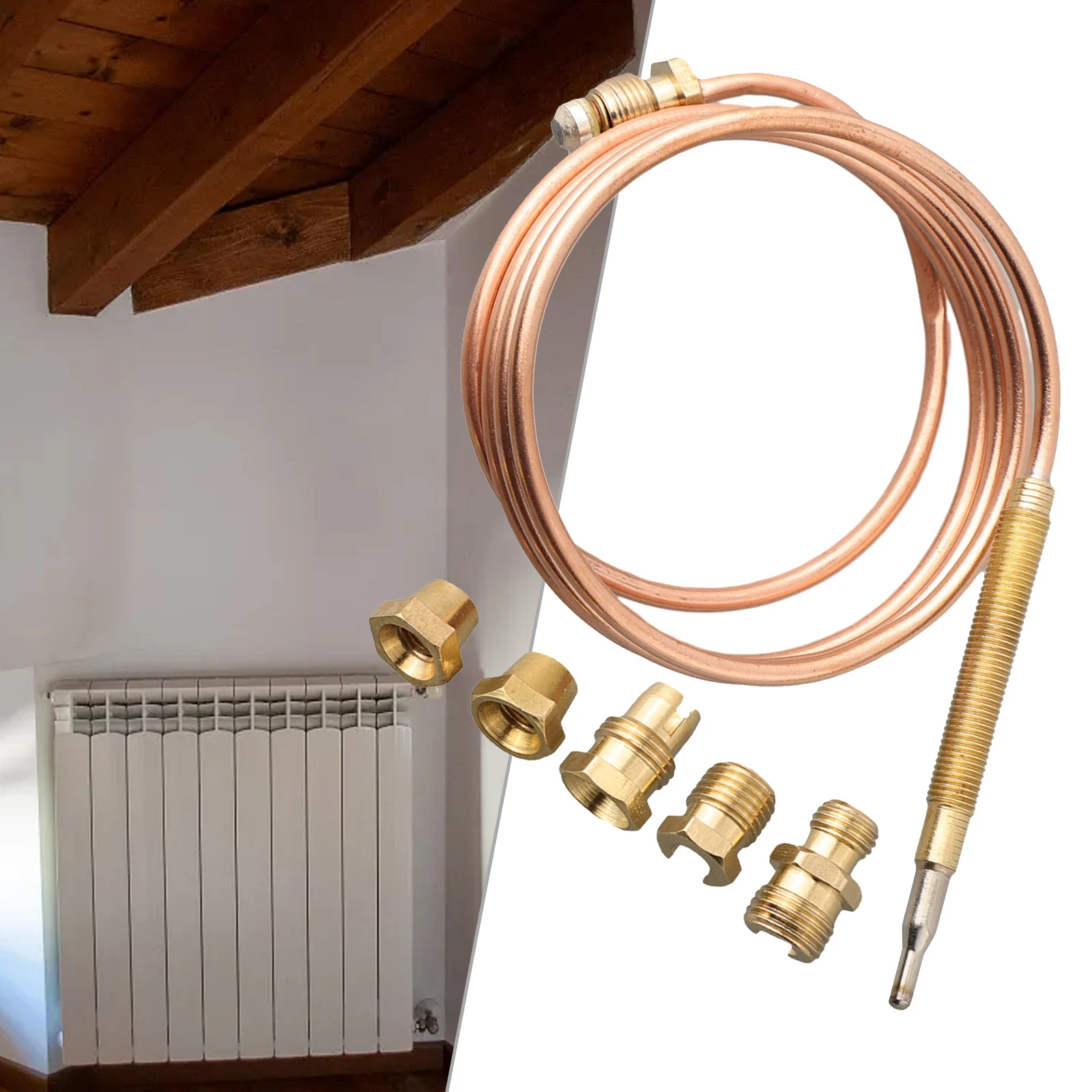1PCS Thermocouple 900mm Fixed Thread Replacement Accessories For Gas Furnaces Boilers Water Heaters Gas Fire Home Tool Parts
1PCS Thermocouple 900mm Fixed Thread Replacement Accessories For Gas Furnaces Boilers Water Heaters Gas Fire Home Tool Parts