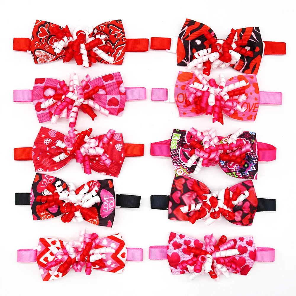 30/60pcs Wholesale Valentine's Day Pet Bowtie Dog Collar Dogs Decoration Supplies Puppy Kitten Pink Neckties For Dog Accessories
30/60pcs Wholesale Valentine's Day Pet Bowtie Dog Collar Dogs Decoration Supplies Puppy Kitten Pink Neckties For Dog Accessories