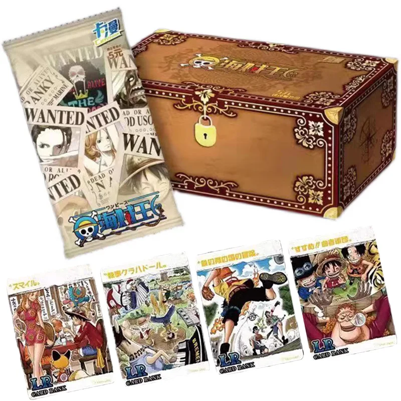 

One Piece Cards Anime Luffy Zoro Chopper Collection Cards Booster Box Tcg Playing Game Board Cards Rare Trading Card for Kids