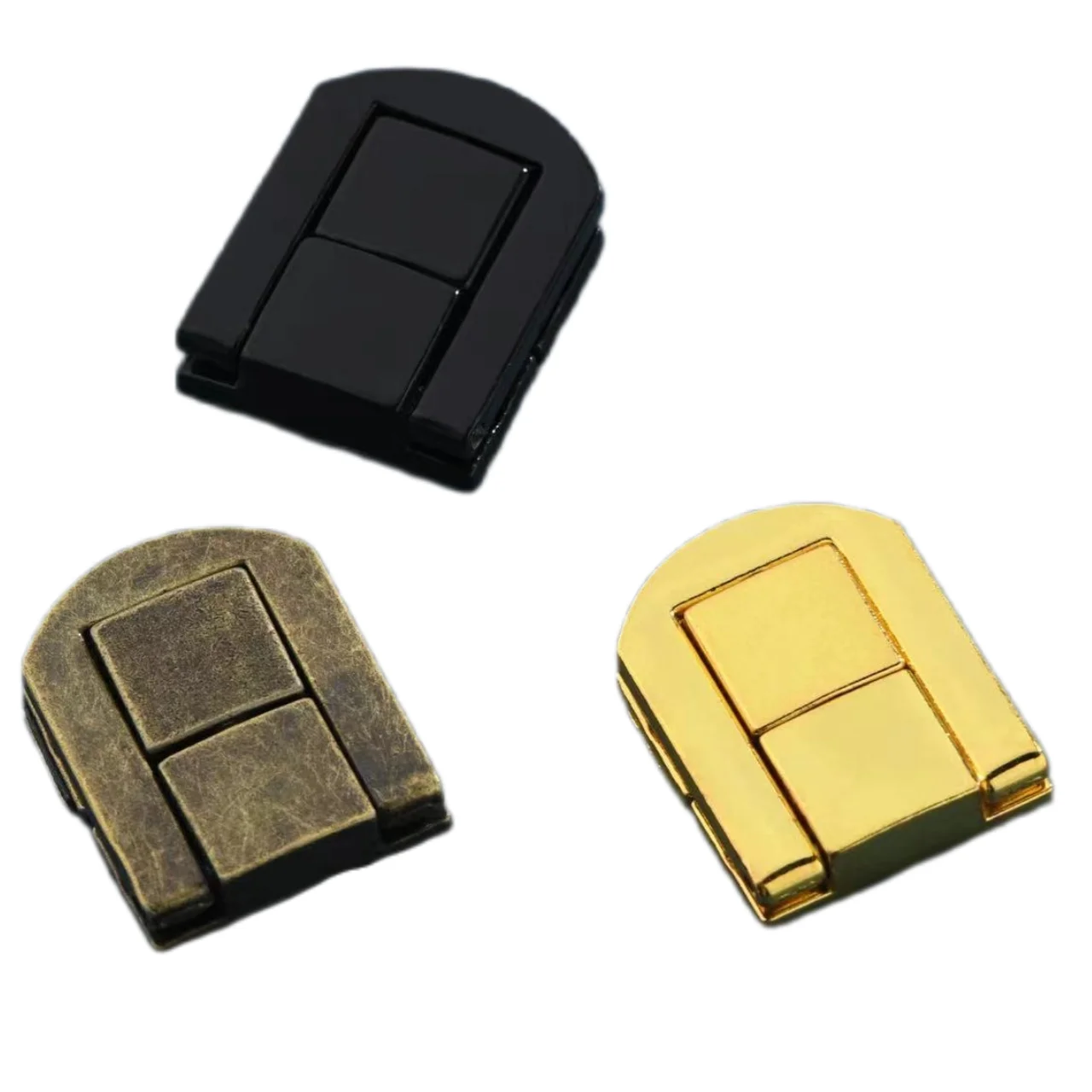 

Antique Box Buckle Clasp Buckle Alloy Square Vintage Wooden Wine Box Furniture Locked Buckles,32*43mm,Silver,Gold Color,8Sets