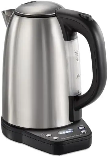 

Tea Kettle & Water Boiler, Works with Alexa, 1.7 Liter, Fast Boiling 1500 Watts, Cordless, Keep Warm, Auto-Shutoff & Boi Water h
