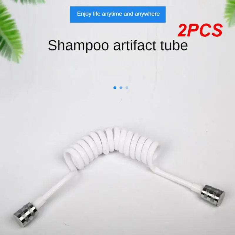 2PCS Spring Shower Hose Durable Pu Flexible Bathroom Wash Basin Fitting Hose Wash Basin Shower Hose Extra Long Length 1.5 M
2PCS Spring Shower Hose Durable Pu Flexible Bathroom Wash Basin Fitting Hose Wash Basin Shower Hose Extra Long Length 1.5 M