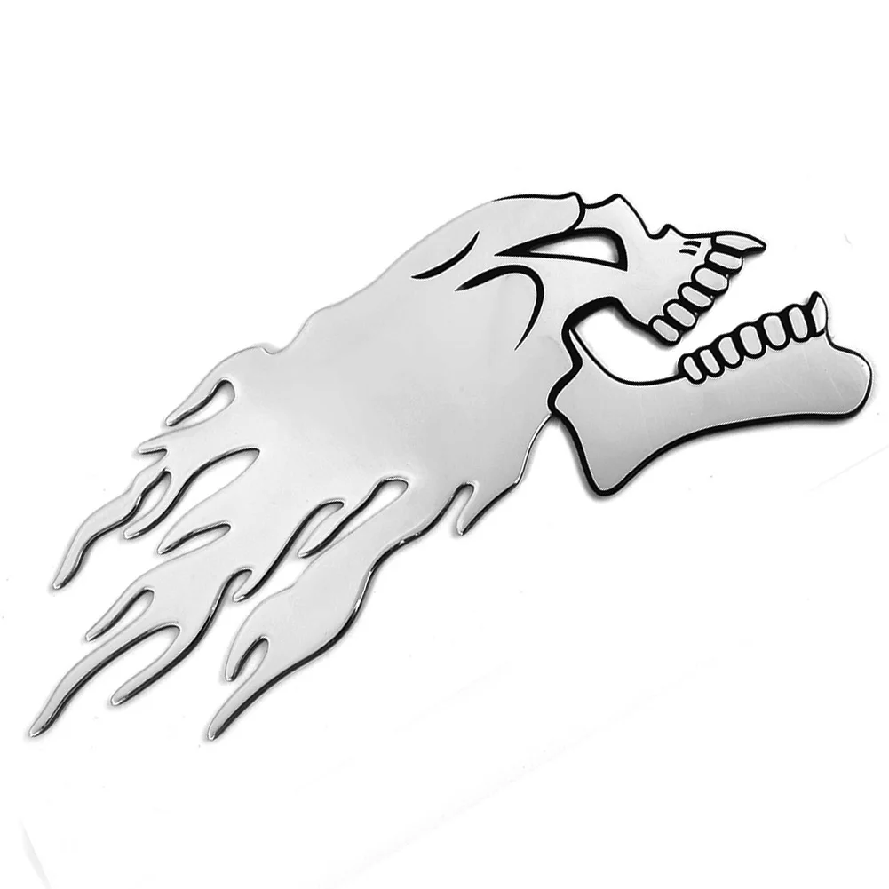 Badge Sticker 3D Car Body Decal Emblem Flaming Gel Skull Sliver Tank Universal 2pcs,Motorbike Durable Practical
Badge Sticker 3D Car Body Decal Emblem Flaming Gel Skull Sliver Tank Universal 2pcs,Motorbike Durable Practical