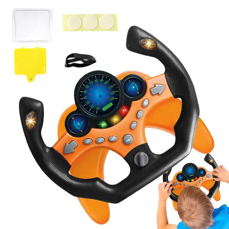 Steering Wheel Simulator Creative Car Seat Steering Wheel Toy With Music Kid Pretend Educational Toys For Children Toddler Boys
Steering Wheel Simulator Creative Car Seat Steering Wheel Toy With Music Kid Pretend Educational Toys For Children Toddler Boys