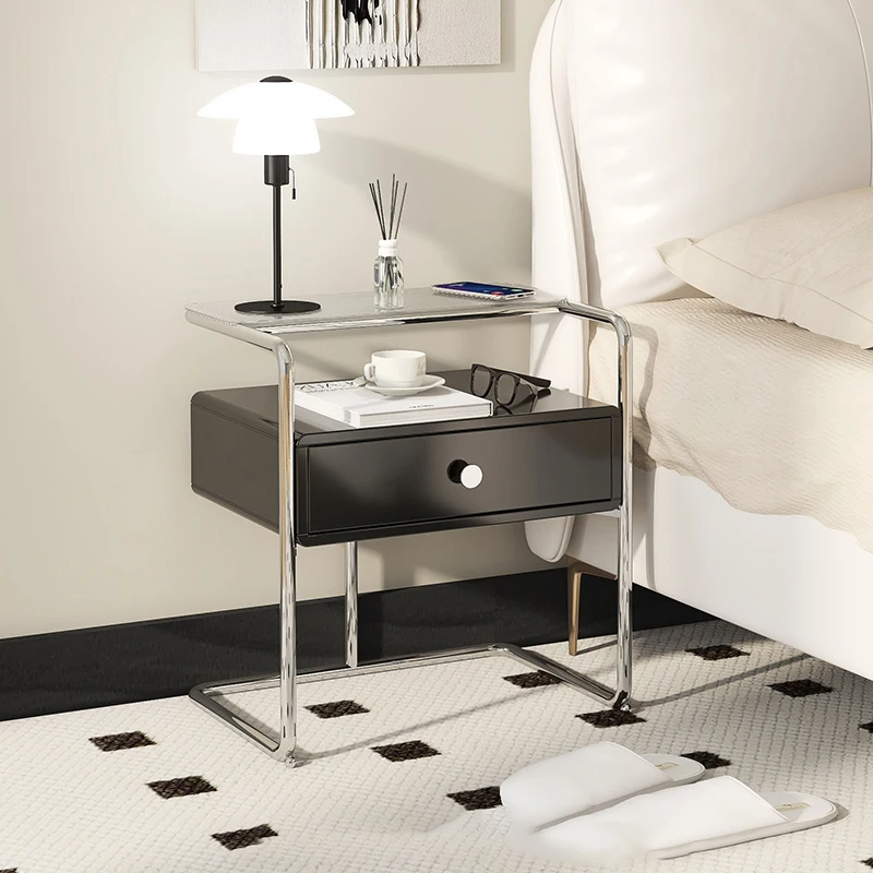 Simple Luxury Nightstands Minimalist Black Design Pretty Storage Bedside Table Nordic Low Table De Chevet Furniture Living Room
Simple Luxury Nightstands Minimalist Black Design Pretty Storage Bedside Table Nordic Low Table De Chevet Furniture Living Room