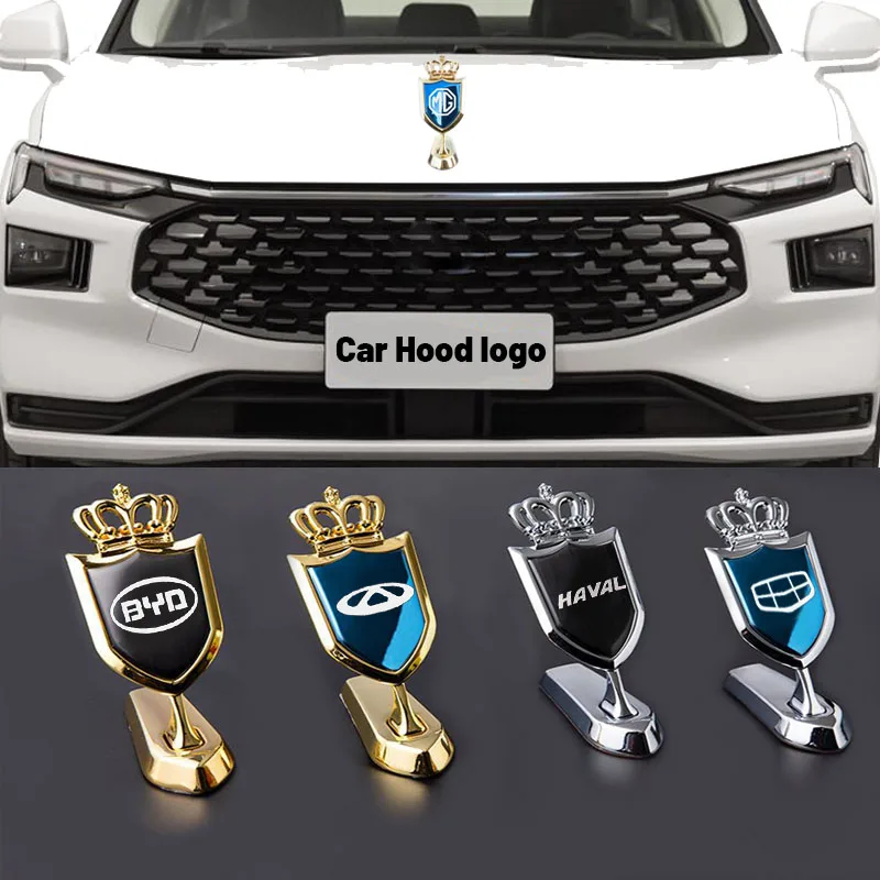 

High Quality For Lexus metals Standing Logo Car Front Hood Bonnet Sticker Emblem Badge Car Dedicated hood logo LX470 ES350 LX450