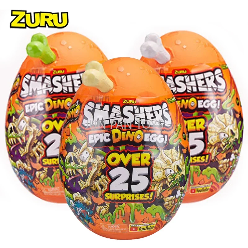 

Original Smashers Epic Dino Egg Collectibles Series 3 Dinosaur Zuru Surprise Slime Anime Figure Toys Birthday Kids Gift Boy Game
