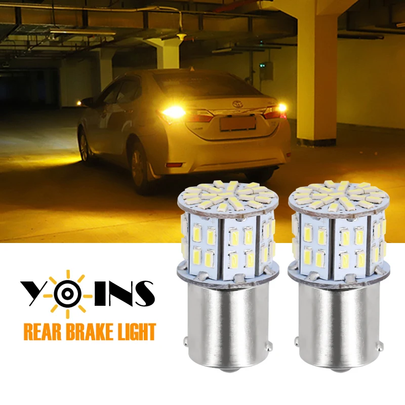 2 pcs 12-24V 1156 Car LED Brake Bulb P21W 50SMD 3014 High Brightness for Truck Rear Lights Auto Parking Lamp Turn Signal Lights
2 pcs 12-24V 1156 Car LED Brake Bulb P21W 50SMD 3014 High Brightness for Truck Rear Lights Auto Parking Lamp Turn Signal Lights