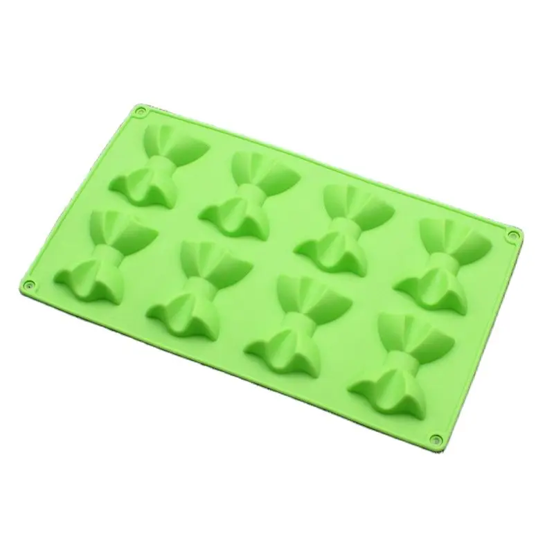 

6 Cavity Bow Bowknot Cake Decorating Biscuit Candy DIY Creative Silicone Chocolate Mold Wedding Craft Fondant Moulds Accessories