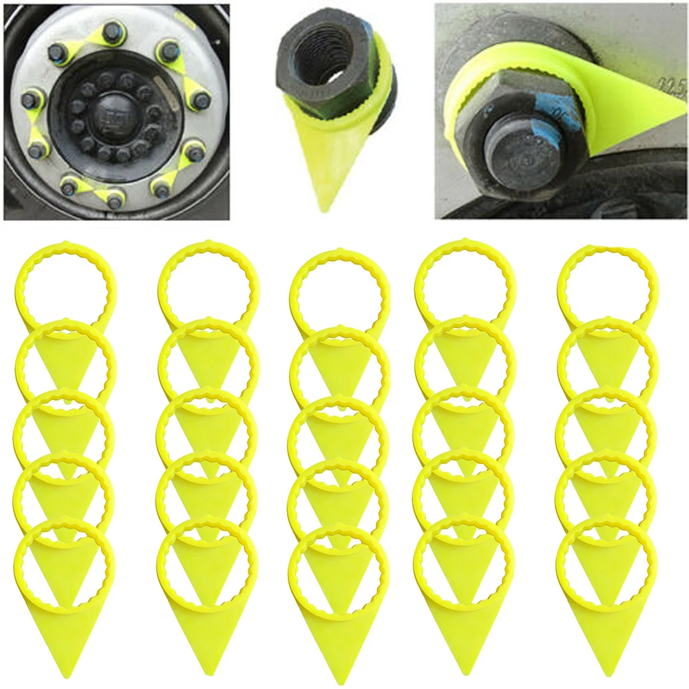 25 Pcs Car 41 Mm Yellow Wheel Nut Indicators Truck Safety Loose Wheel Nut Indicator PU For Cars Caravans Trailers Wear Parts
25 Pcs Car 41 Mm Yellow Wheel Nut Indicators Truck Safety Loose Wheel Nut Indicator PU For Cars Caravans Trailers Wear Parts