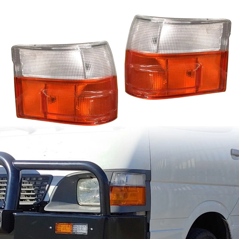 

1 Pair Auto Left Right Side Turn Signal Indicator Light Corner Lamp Fit for Toyota Hiace RZH 1989 1990 1991 1992 1993 1994-2005