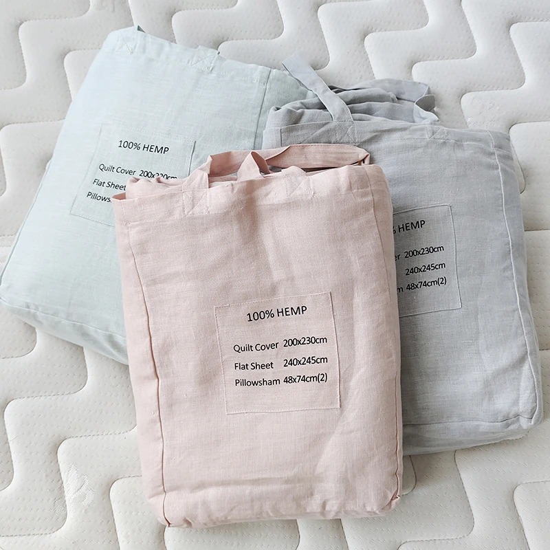 100% Hemp Bedding Queen Size Hanma Four-piece Coconut Button Quilt Cover Is Soft And Comfortable Pink Green Colors Sheet On Sale
100% Hemp Bedding Queen Size Hanma Four-piece Coconut Button Quilt Cover Is Soft And Comfortable Pink Green Colors Sheet On Sale