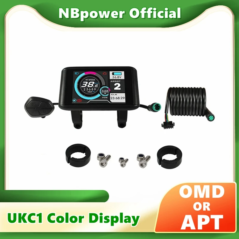 TFT UKC1 color display for Ebike APT protocol and OMD protocol UKC1 Screen Speedometer for Electric Bike
TFT UKC1 color display for Ebike APT protocol and OMD protocol UKC1 Screen Speedometer for Electric Bike