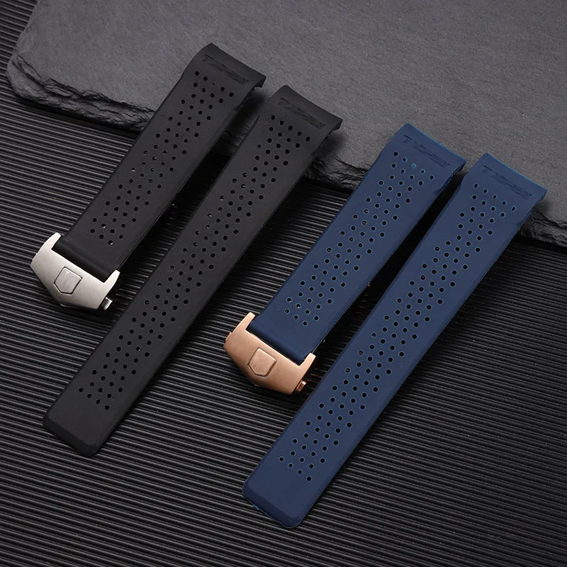 22mm 24mm Watch Bracelet For TAG HEUER GRAND CARRERA AQUARACER Soft Silicone Wristband Men Watc Strap Rubber Watch Band Chain
22mm 24mm Watch Bracelet For TAG HEUER GRAND CARRERA AQUARACER Soft Silicone Wristband Men Watc Strap Rubber Watch Band Chain