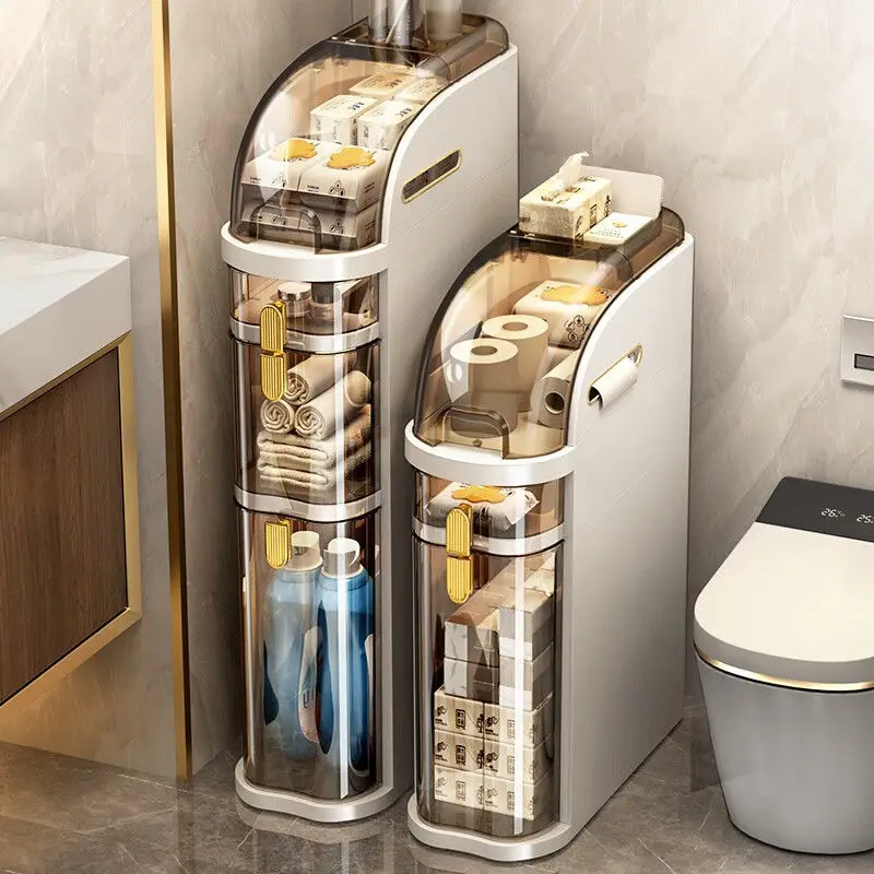 Light Luxury Bathroom Slot Storage Racks Do Not Need To Be Installed Bathroom Storage Box Floor Narrow Slit Storage Cabinet New
Light Luxury Bathroom Slot Storage Racks Do Not Need To Be Installed Bathroom Storage Box Floor Narrow Slit Storage Cabinet New