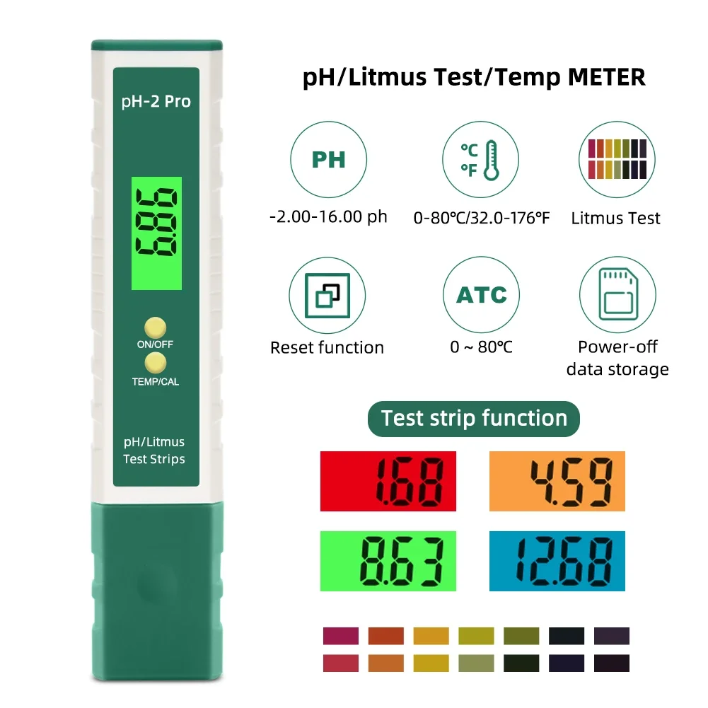 Измеритель 0,01, качественная подсветка воды-2,00 ~ 16,00 Φ с дисплеем Pen Pro, цифровой Диапазон измерения pH
Измеритель 0,01, качественная подсветка воды-2,00 ~ 16,00 Φ с дисплеем Pen Pro, цифровой Диапазон измерения pH