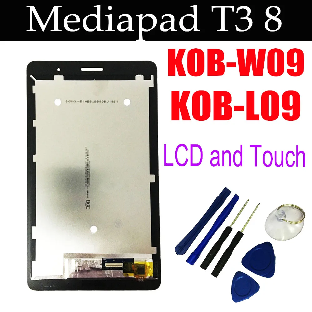 

New Original l'c'd with touch screen for Huawei MediaPad T3 8.0 KOB-L09 KOB-W09 tablet pc TV080WXM-NH2-5G00