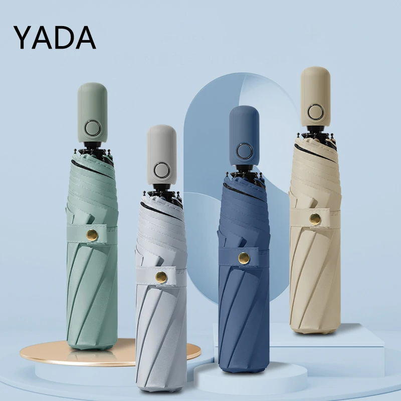 YADA 2023 Luxury Solid Color Automatic Umbrella Sunny And Rainy Umbrellas For Men Women Windproof Fold UV Parapluie YS220038
YADA 2023 Luxury Solid Color Automatic Umbrella Sunny And Rainy Umbrellas For Men Women Windproof Fold UV Parapluie YS220038
