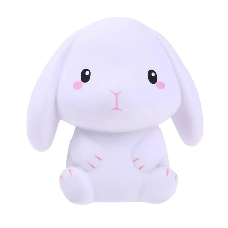 

4in Vent Ball Toy Hand Squeeze Bunny Novelty Realistic Rabbit Toy Toddler Gift Stress Relief Waterproof Bath Toy