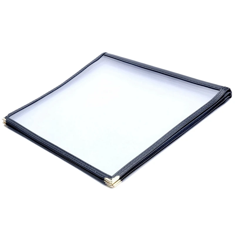 4Pcs Transparent Restaurant Menu Covers For A4 Size Book Style Cafe Bar 4 Pages 8 View
4Pcs Transparent Restaurant Menu Covers For A4 Size Book Style Cafe Bar 4 Pages 8 View