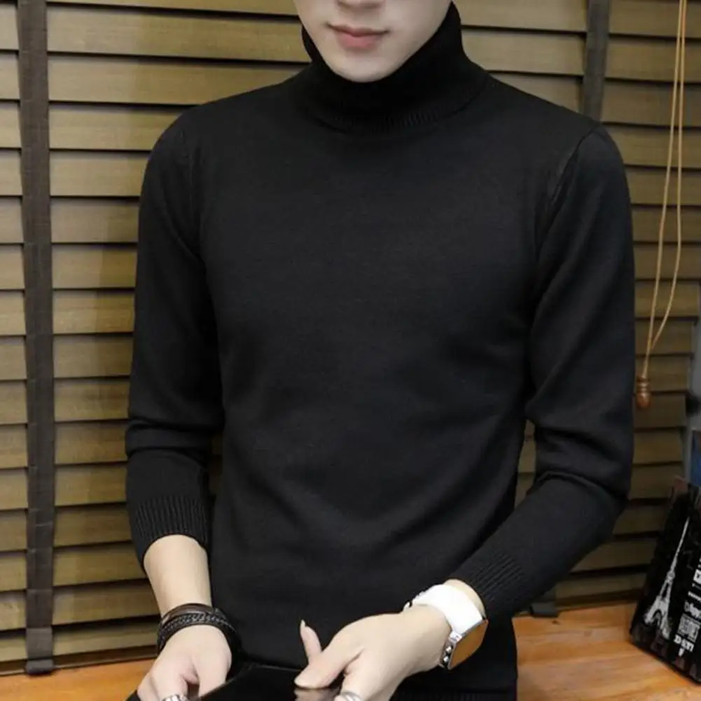 Men Turtleneck Solid Color Sweater Stylish Men's Turtleneck Sweaters for Winter Slim Fit Windproof Warm Pullovers in for Autumn
Men Turtleneck Solid Color Sweater Stylish Men's Turtleneck Sweaters for Winter Slim Fit Windproof Warm Pullovers in for Autumn