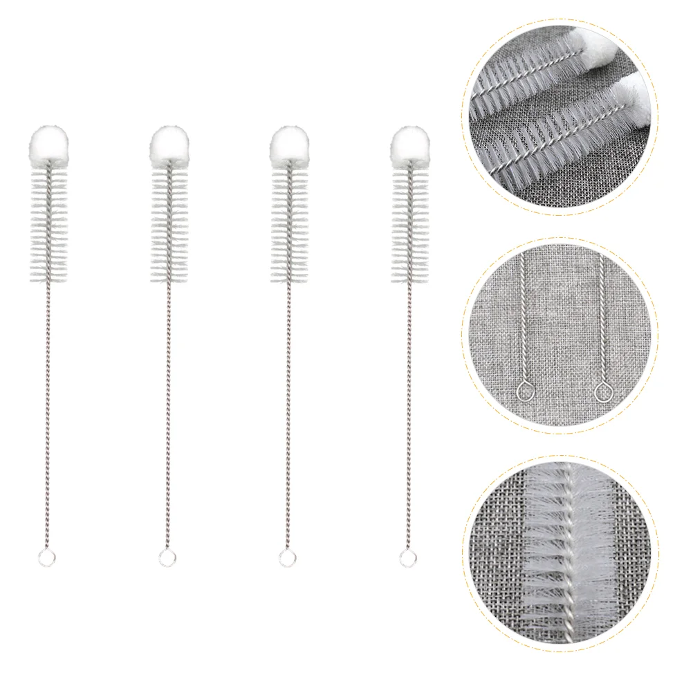 4 Pcs Straws Nylon Cleaning Brush Labs Small Bottle Water Chemicals Test Tube White Tiny Tubes Cleaner
4 Pcs Straws Nylon Cleaning Brush Labs Small Bottle Water Chemicals Test Tube White Tiny Tubes Cleaner