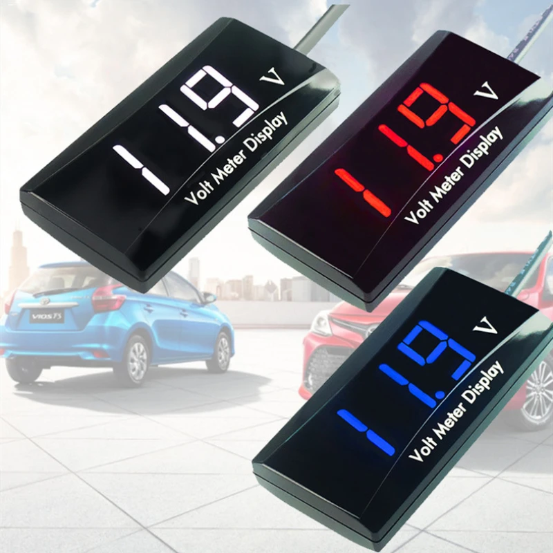 Vehicle Mounted Digital Voltmeter Automotive Motorcycle Instrument Battery Detection Voltmeter Meters Electrical Instruments
Vehicle Mounted Digital Voltmeter Automotive Motorcycle Instrument Battery Detection Voltmeter Meters Electrical Instruments