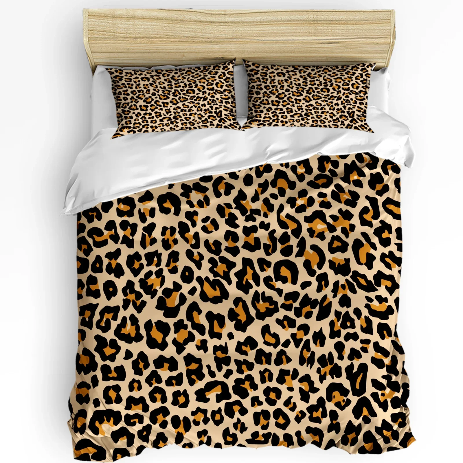 Leopard Print Cheetah Art Printed Comfort Duvet Cover Pillow Case Home Textile Quilt Cover Boy Kid Teen Girl 3pcs Bedding Set
Leopard Print Cheetah Art Printed Comfort Duvet Cover Pillow Case Home Textile Quilt Cover Boy Kid Teen Girl 3pcs Bedding Set