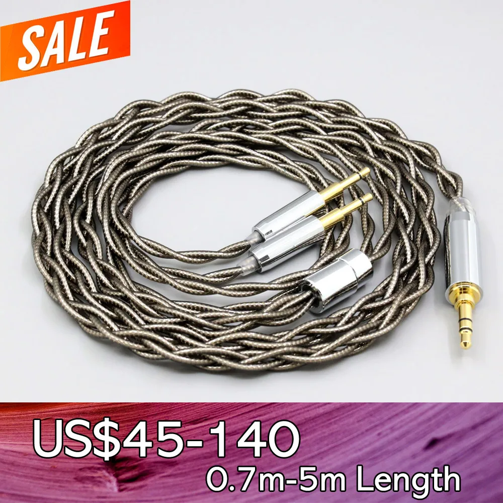 

99% Pure Silver Palladium + Graphene Gold Earphone Shielding Cable For Nighthawk Monoprice M650 Monolith M1060 M1060C M565