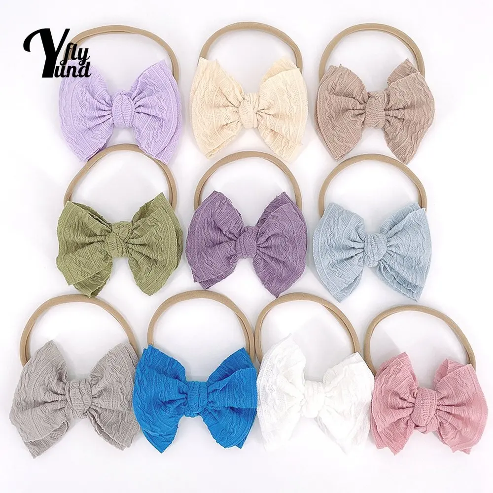 Yundfly New Elastic Nylon Bows Baby Girls Headband Lace Double Bowknot Khaki Children Headwear Hair Accessories Birthday Gifts
Yundfly New Elastic Nylon Bows Baby Girls Headband Lace Double Bowknot Khaki Children Headwear Hair Accessories Birthday Gifts