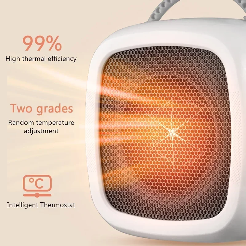 Desktop Warm Air Heater Portable Small Space Heater 500W Fast Heating Lightweight Indoor Office Household Warmer Fan
Desktop Warm Air Heater Portable Small Space Heater 500W Fast Heating Lightweight Indoor Office Household Warmer Fan