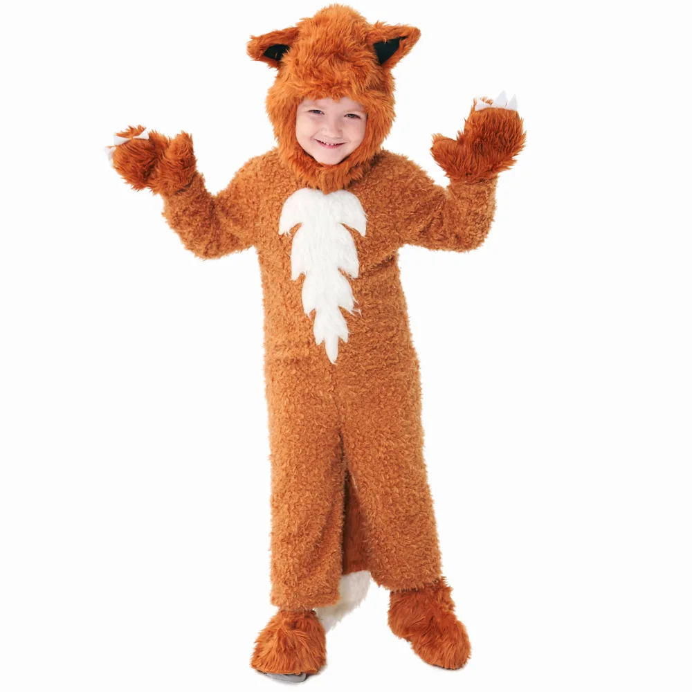 Animal role Play fox Cosplay Plush Jumpsuit Costume with Headgear Outfit Funny Kid Halloween
Animal role Play fox Cosplay Plush Jumpsuit Costume with Headgear Outfit Funny Kid Halloween