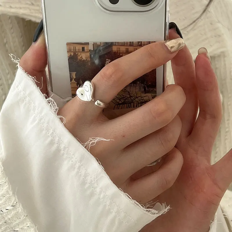 Exquisite Real 925 Sterling Silver Heart Rings For Women Finger Jewelry 2022 Engagement Silver 925 Ring Woman Wedding Gift
Exquisite Real 925 Sterling Silver Heart Rings For Women Finger Jewelry 2022 Engagement Silver 925 Ring Woman Wedding Gift