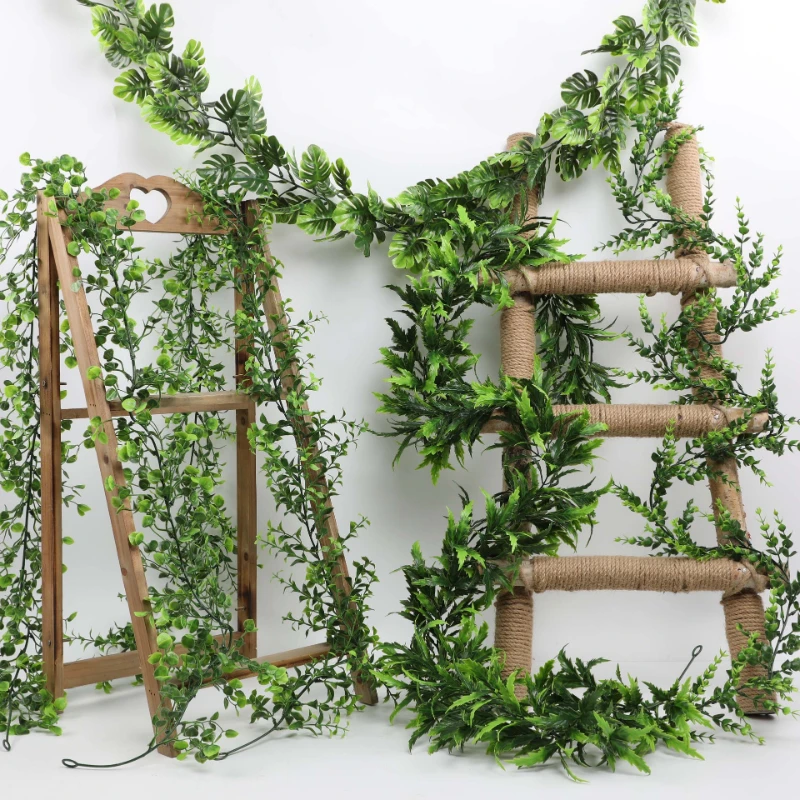 Eucalyptus Leaves Artificial Garland Rattan Eucalyptus Vine for Wedding Arch Wall Backdrop Green Hanging VineF ake Plants
Eucalyptus Leaves Artificial Garland Rattan Eucalyptus Vine for Wedding Arch Wall Backdrop Green Hanging VineF ake Plants