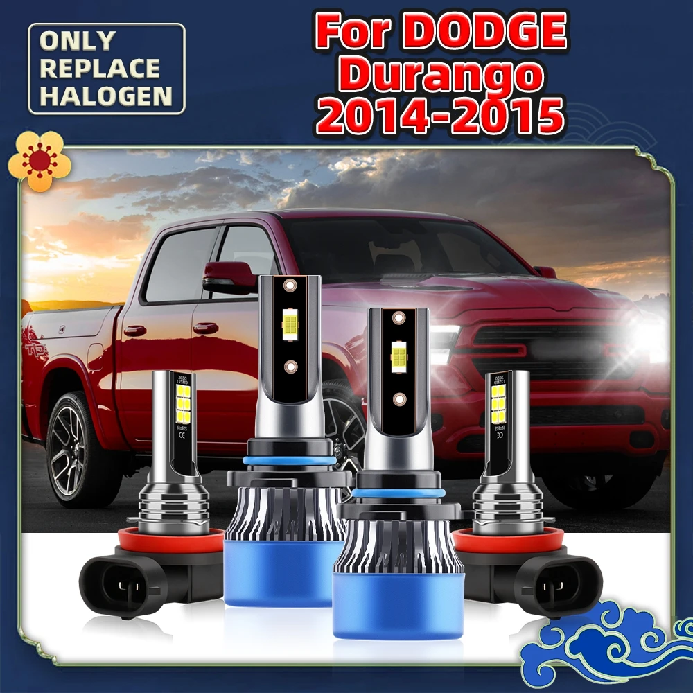 LED Car Headlight CSP Chip Bulbs 110W 15000Lm Headlamp + Auto Lamps Fog Lights 12V For Dodge Durango 2014 2015 Replace Luces Kit
LED Car Headlight CSP Chip Bulbs 110W 15000Lm Headlamp + Auto Lamps Fog Lights 12V For Dodge Durango 2014 2015 Replace Luces Kit