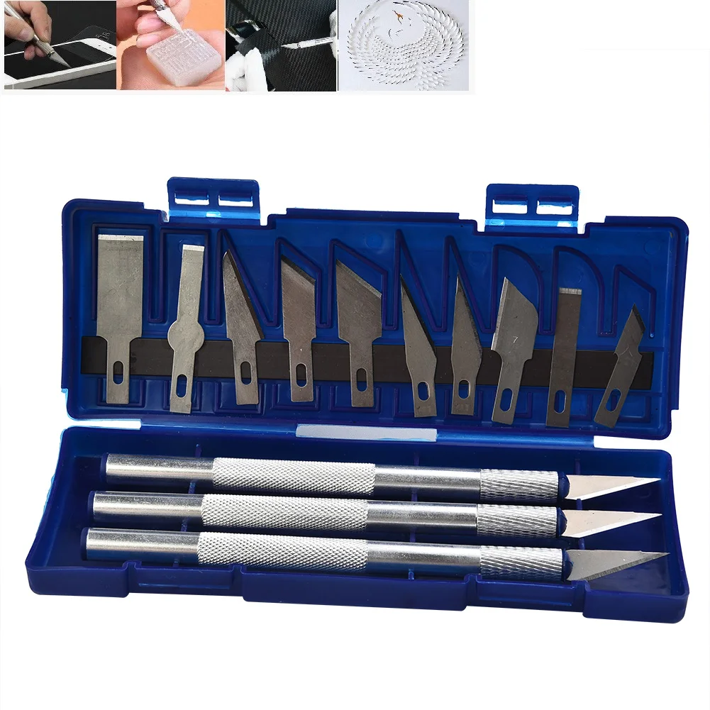 13 Pcs Precision Cutter Set Carving Blades Hand Carving Tool For Arts Craft DIY Hand Tools Woodworking Manual Tools Accessories
13 Pcs Precision Cutter Set Carving Blades Hand Carving Tool For Arts Craft DIY Hand Tools Woodworking Manual Tools Accessories