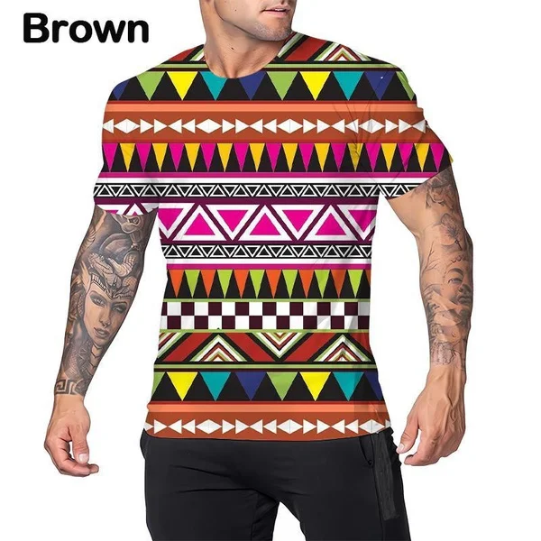 Geometric 3d Printing T-shirt Men's Street Funny Short Sleeve Fashion Hip-hop Style Cool T-shirt
Geometric 3d Printing T-shirt Men's Street Funny Short Sleeve Fashion Hip-hop Style Cool T-shirt