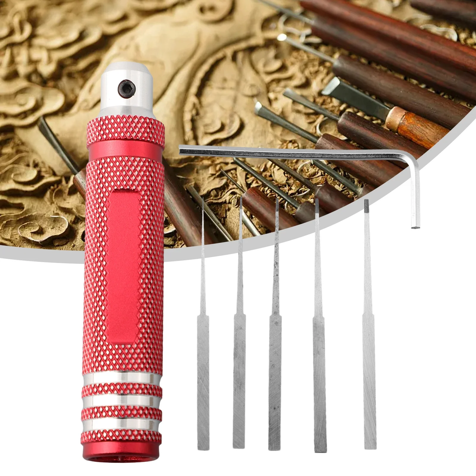 Cutting Tool Model Scriber Prime Resin Carved Scribe Line Tungsten Steel 6pcs/set Anti-skid Handle Chisel Dauerhaft
Cutting Tool Model Scriber Prime Resin Carved Scribe Line Tungsten Steel 6pcs/set Anti-skid Handle Chisel Dauerhaft