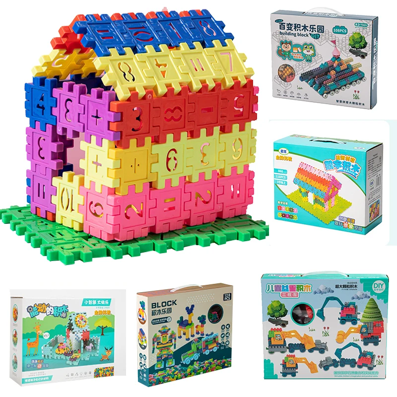 Large Particles Building Blocks for Kids DIY Figure Construction for Children Changeable Block Hobbies Educational Toys Gifts
Large Particles Building Blocks for Kids DIY Figure Construction for Children Changeable Block Hobbies Educational Toys Gifts