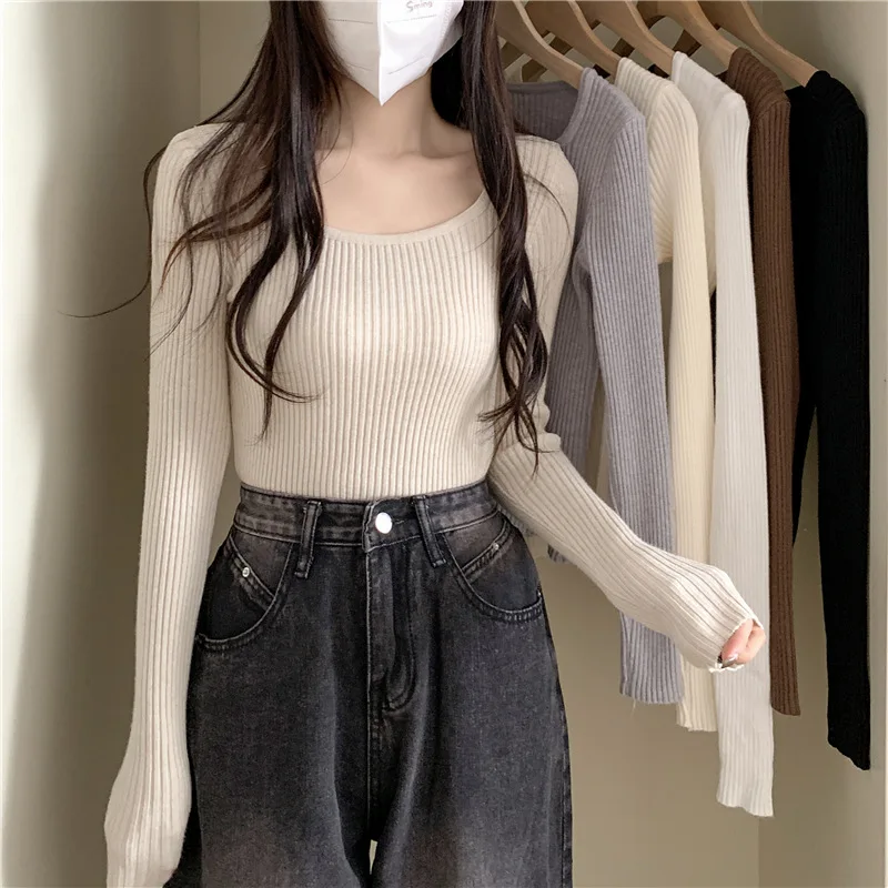 Wholesale Basic Sweaters O Neck Knitted Top Women 2023 New Autumn Winter Female Solid Pullovers Bottom Knit Tops
Wholesale Basic Sweaters O Neck Knitted Top Women 2023 New Autumn Winter Female Solid Pullovers Bottom Knit Tops