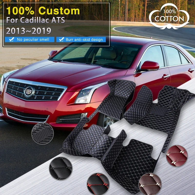 Car Floor Mats For Cadillac ATS 2013~2019 Auto Interior Parts Luxury Mat Leather Covers Rug Carpet Car Accessories Set 2014 2015
Car Floor Mats For Cadillac ATS 2013~2019 Auto Interior Parts Luxury Mat Leather Covers Rug Carpet Car Accessories Set 2014 2015