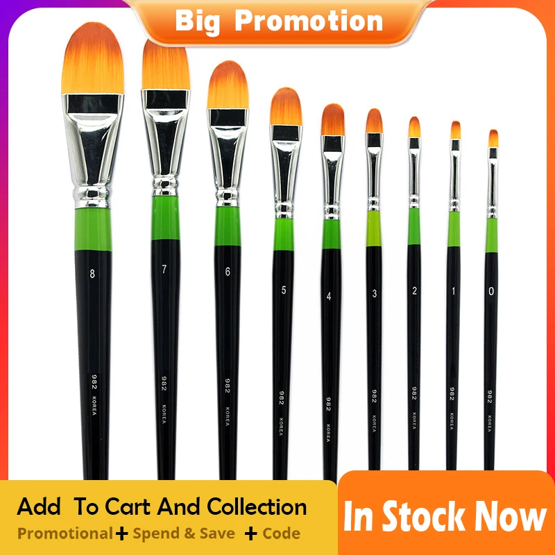 9Pcs/Set Nylon Hair Paint Brush Wooden Handle Oil Paint Water Color Paint Brush For Acrylics Drawing Brush Art Supplies
9Pcs/Set Nylon Hair Paint Brush Wooden Handle Oil Paint Water Color Paint Brush For Acrylics Drawing Brush Art Supplies